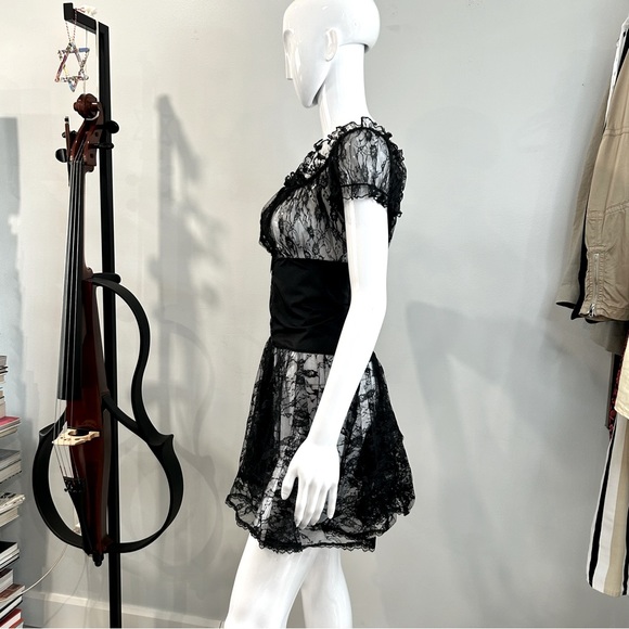 Coquette Corset Waist XL Lace Baby Doll Lingerie - Picture 4 of 15